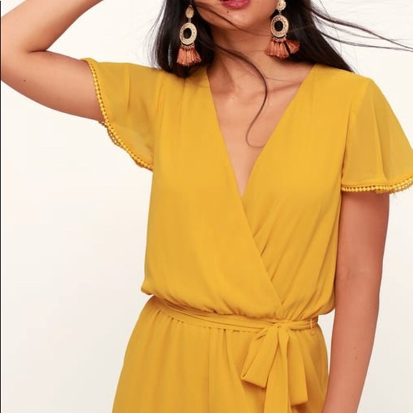 Mustard romper - Picture 2 of 4